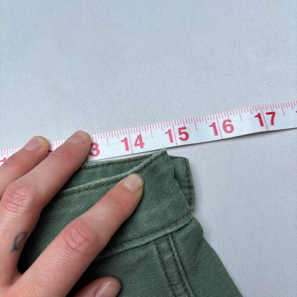 NSF Wide Leg Patchwork Pants Women's 27 Cropped Cargo Boho Lagenlook - Picture 7 of 12